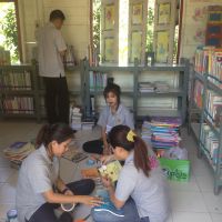 กิจกรรม ส่งรัก ส่งใจ ส่งด้วยหัวใจนักอ่าน และจัดระบบห้องสมุดโรงเรียน ประจำปี 2559